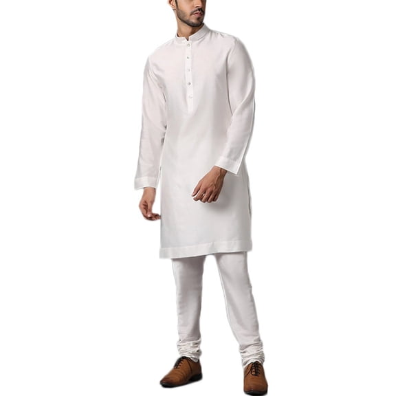 INCERUN Men's Muslim Tops Robes Long Sleeve Kaftan Top Button Down Robe Shirts