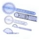 thumbnail image 1 of Goniómetro médico, 5 piezas, 6/8/10 pulgadas, regla de ángulo médico de 360 grados, goniómetro espinal médico, rendimiento de primera categoría, 1 of 8