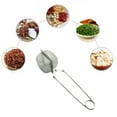 thumbnail image 2 of Raindrops Mesh Tea Infuser Strainers Stainless Steel 4Pcs 6.3x1.8In, 2 of 8