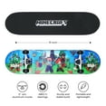 thumbnail image 3 of Minecraft 31" Lenticular Complete Skateboard, Battle Scene, Kids Ages 6+, Green, 3 of 8