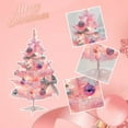 thumbnail image 5 of EGNMCR 23"Mini Christmas Tree Christmas Pink Tree Artificial Christmas Tree Small Christmas Tree Holiday Tabletop Christmas Tree Holiday Decoration for Home, Office, Party, 5 of 6
