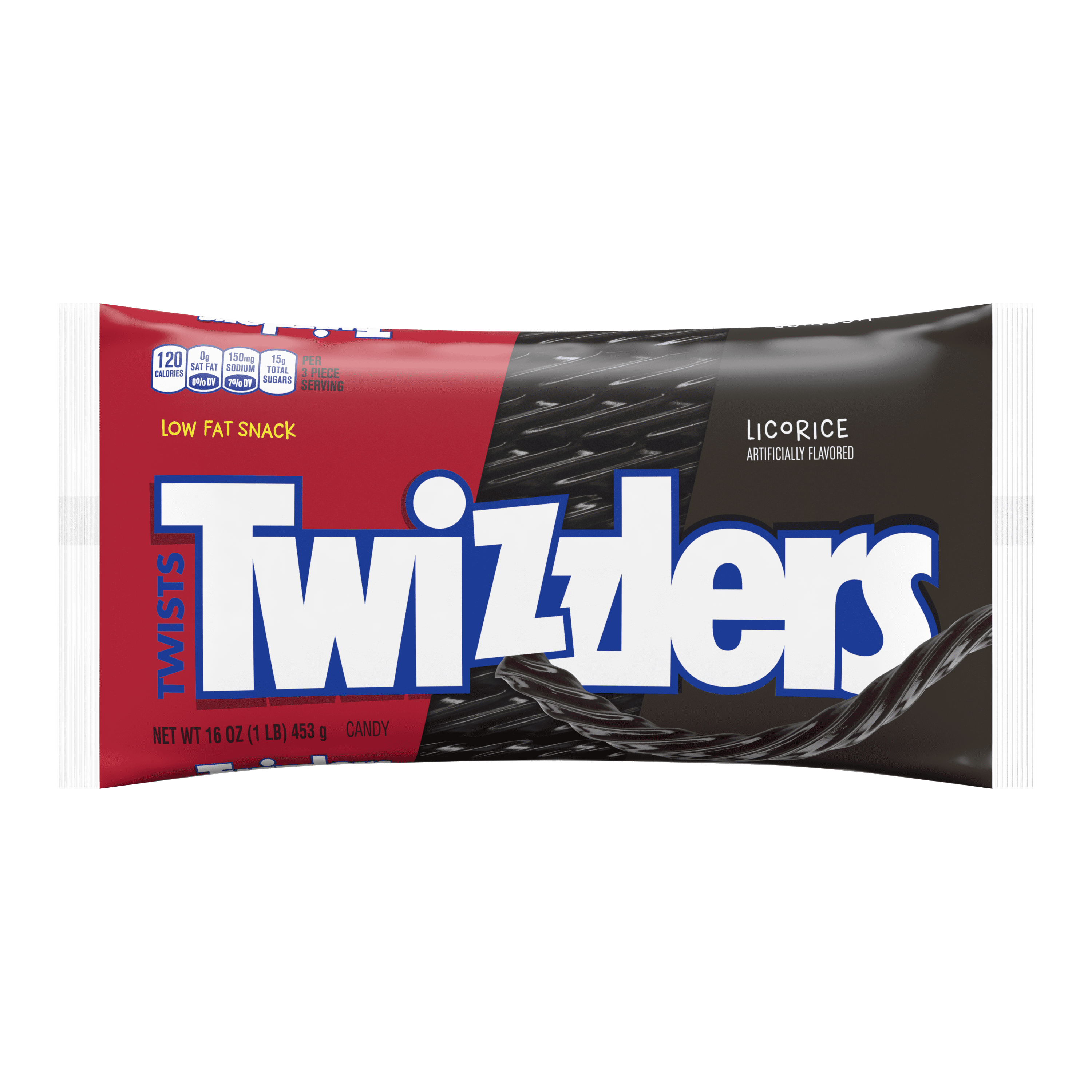 Twizzlers Black Licorice Twists SugarPop
