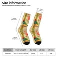 thumbnail image 5 of Yiaed Vintage Bird Print Great elasticity Crew Socks Sports socks for Men and Women, 5 of 5