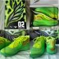 thumbnail image 1 of Puma MB . 02 Ramelo Ball Segunda Generación Antideslizante Mid end Fluorescent Green Basketball Shoe, 1 of 3