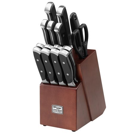 UPC 027979023175 product image for Snapware Chicago Cutlery Armitage 16-piece Block Set Espresso-stained wood block | upcitemdb.com