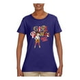thumbnail image 2 of Wild Bobby Betty Boop Winking Girl Power Femenist Betty Boop Womens T-Shirt, Purple, Medium, 2 of 5