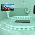 thumbnail image 4 of ziyahi Support de Téléphone Mobile Chenille Support Portable en Caoutchouc pour Téléphone Cellulaire Pince avec Ventouses Support Portable, 4 of 5