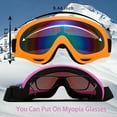 thumbnail image 5 of SAYFUT Ski & Snowboard Goggles, Dual-Layer Lens Snow Goggles for Skiing, Snowboarding, Motorcycling & Winter Sports - Anti-Fog and Helmet Compatible, UV400 Protection - Fits Men, Women & Youth, 5 of 8