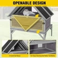 thumbnail image 3 of Aivituvin Large Outdoor Cat House Weatherproof 2-Story Wooden Feral Cat Shelter Cat Condo for Winter with Waterproof Roof, Large Porch Balcony, Escape Doors (Easy-Access Design), 3 of 8
