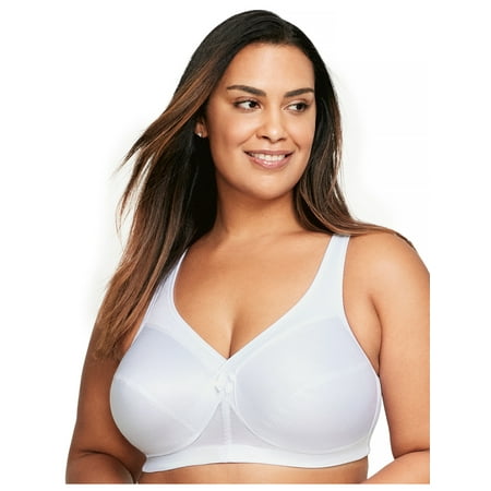 

Glamorise Full Figure Plus Size MagicLift Active Support Bra Wirefree #1005