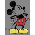 thumbnail image 2 of Boy's Mickey & Friends Classic Mickey Distressed  Performance Graphic Tee Charcoal Heather Large, 2 of 4