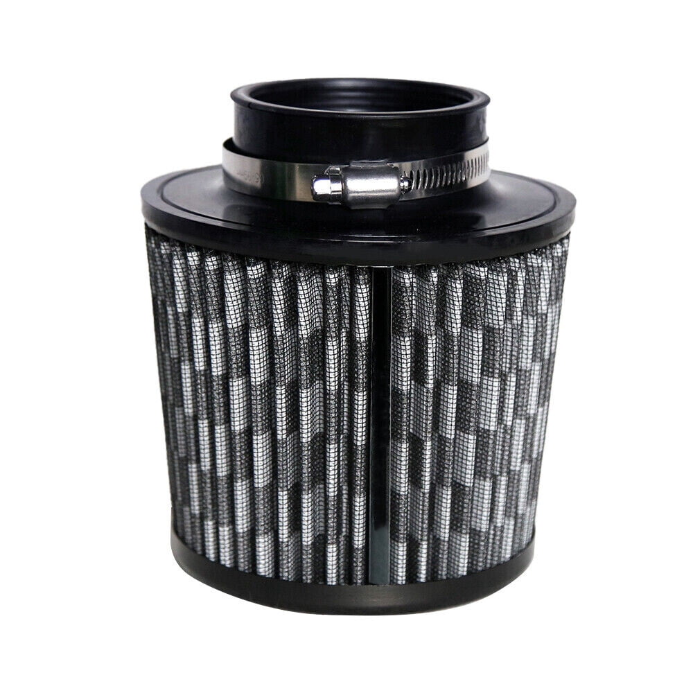 3" High Flow Inlet Cold Air Intake Cone Replacement 76mm Dry Air Filter NEW