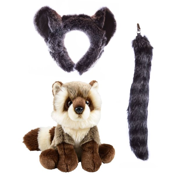 plush toy raccoon