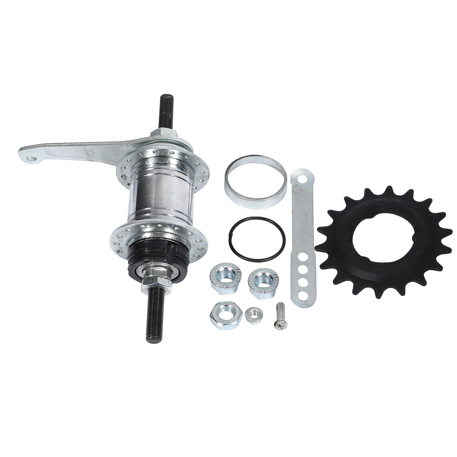 32 Hole Reversing Backwards Brake Fixed Gear Bike Rear Hub Aluminum