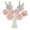 B001- Style A, variant on Pink Happy Birthday Foil Balloons Bunny Flower Balloon Set, 32 in Cream Number 3, Gender Reveal Party Decorations, Spring Party Supplies