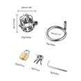 thumbnail image 3 of Unlock Your Wildest Fantasies with this BDSM Penis Cage and Ring Set, 3 of 4