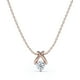thumbnail image 1 of Collar con Colgante de Diamantes Cultivados JeenMata en Oro Rosa de 18 K sobre Plata 0.33 quilates, 1 of 6
