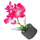 thumbnail image 5 of Orquídea artificial Flor y maceta Simulación Flor en maceta Mesa de oficina en casa Decoración floral falsa, JH1733, Rosa Jumpingount HA7712-01B, 5 of 6