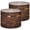 Color 3, variant on Lamp Shades Set of 2 Rustic Wood Planks Weathered Red White Green Paint Chipping 13" x 13" x 10" Lampshade for Table Lamps Floor Lamps Lamp Shade Replacement Easy Assembly Required