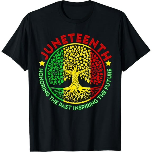 Juneteenth_Shirt Outdoor Tops Sports T-shirt Casual Graphics Tops Gift Tee Medium Man Women
