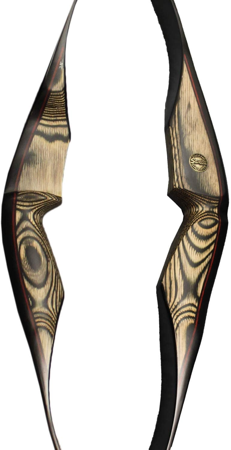 Southland Archery Supply Gravity 60" One-Piece Hunting Recurve Bow Wooden Traditional - Right Hand - 30lbs.