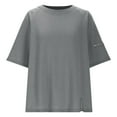 thumbnail image 6 of Karight Women's Crew Neck T Shirt Oversized Casual Loose Short Sleeve Tee Summer Athletic Workout Pullover Tops with Pockets, 6 of 9