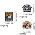 thumbnail image 2 of Stylish Brooch Never Mentioned That Pin Cool Word Badge Cute Cartoon Embellishment for Fashionable Bags Apparel and Lapels, 2 of 5