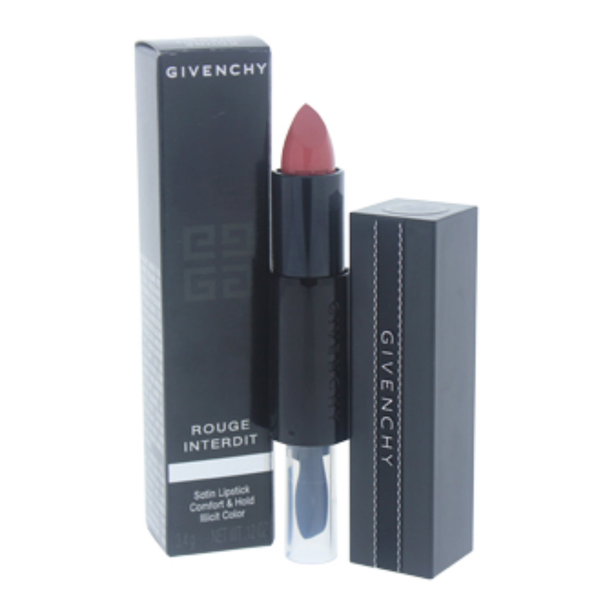 Givenchy Rouge Interdit Satin Lipstick 18 Addicted To Rose by Givenchy for Women 0.12 oz Lipstick Walmart