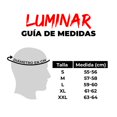 thumbnail image 5 of Casco PARA MOTOCICLETA RODA Luminar Negro Mate C/Led Abatible XG, 5 of 5