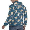thumbnail image 6 of Fotbe Men's Hoodie with Astronaut Corgi Dog Pattern - Kangaroo Pocket Pullover Hooded Sweatshirt, Perfect for Daily Wear, Travel, and Home-3X-Large, 6 of 7