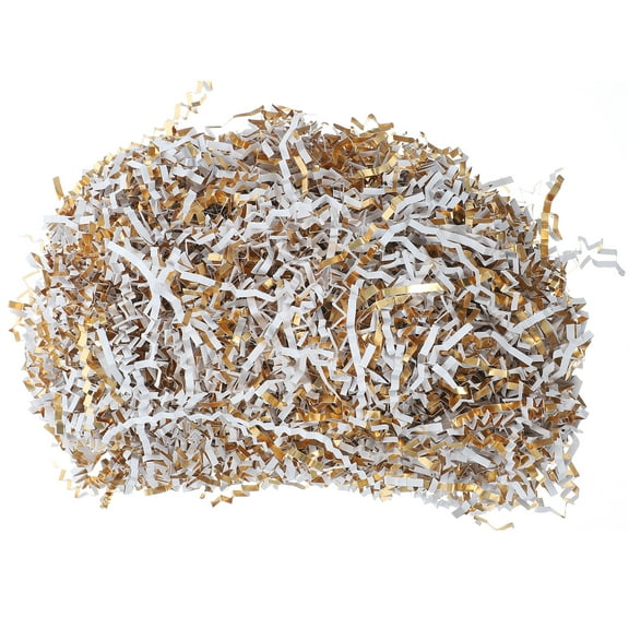 AURARMLET Festival present Filler Paper Shred Gold 5Packs 9.43X0.12X0.04in
