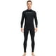 thumbnail image 3 of Traje de baño premium para mujer y hombre, de una pieza, con cremallera en la espalda, protección contra erupciones, para surf y natación L, 3 of 8