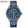 thumbnail image 3 of Curren Top Brand Luxury Watches Mens Casual Quartz Watch Male Clock Fashion Stainless Steel Band Waterproof Wristwatch With Week - Quartz Wristwatches, 3 of 7