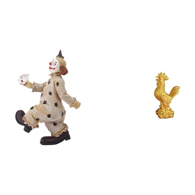 Figura de pollo , estatua, escultura, colección, adorno de escritorio, centro de mesa, decoración de vitrina, comedor, regalo, decoración Feng S