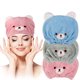 thumbnail image 3 of Toalla de secado de pelo para niños y niñas, gorro de pelo seco absorbente suave, envoltura de toalla para el cabello, 3 uds., 3 of 5