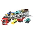 thumbnail image 4 of Transport Truck Toy, Vivid Alloy Carrier Truck Model For Model Toy Red, With New Type Engineering Vehicle, 4 of 8