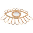 thumbnail image 4 of Espejo de ratán decorativo, espejo de pared con forma de ojo de ratán, espejo de ratán tejido a mano, espejo de ratán de calidad profesional, 4 of 12
