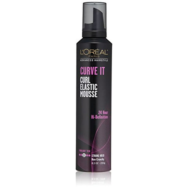 L'Oréal Paris Advanced Hairstyle CURVE IT Curl Elastic Mousse, 8.3 oz