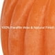 thumbnail image 3 of Vela electrónica de calabaza LED naranja, llama falsa de cera parpadeante para decoraciones de Halloween y Navidad, 3 of 9