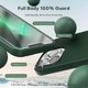 thumbnail image 4 of SZTXJ 5 in 1 Case for iPhone 14, Shockproof with 2 Packs Tempered Screen Protector + 2 Packs Camera Protector for iPhone 14 6.1' Cover (Green), 4 of 4