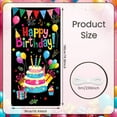 thumbnail image 6 of Colorful Banner Cake Theme Birthday Party Banner Balloon Decor Gift Elements Celebration Banner for Birthday Party Kids Party Indoor Celebration, 6 of 9