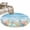 Blue, variant on Coastal Beach Round Area Rug 8Ft Washable Large Circle Rugs for Living Room Dorm, Ocean Wave Summer Sea Starfish Coral Teal Beige Non-Slip Carpet Floor Mats Indoor Outdoor Carpet Runner Home Decor