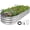 Silver, variant on Raised Garden Bed- Planter Garden Boxes Outdoor, Raised Beds for Gardening.6X2X1.4FT(1pcs)-Grey