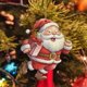 thumbnail image 1 of Fiudx Ofertas del día Adorno de Papá Noel para árbol de Navidad, colgante plano de acrílico para decoración de árbol de Navidad, 1 of 5