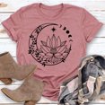 thumbnail image 1 of Sunny face moon sun and moon camiseta camiseta Rose Gold XXL FLhrweasw Para estrenar, 1 of 2