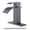 Gray, variant on Wowow Waterfall Bathroom Faucet Grey Faucet for Bathroom Sink Single Handle Mixer Tap Lavatory Vanity Faucet with Deck Plate, 1 or 3 Hole