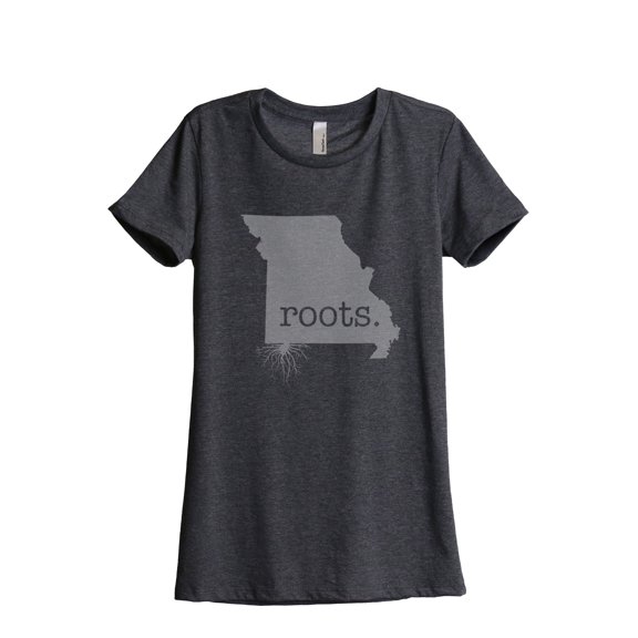 Thread Tank Designs - Home Roots State Missouri Women Relaxed T-Shirt Tee