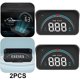 thumbnail image 1 of DQrwqpou Coche Digital HUD Fuente Coche GPS Alarma Voltaje Piezas Automóvil, 1 of 8