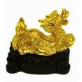 thumbnail image 2 of Feng Shui Golden Chinese Year of 2024 Zodiac Dragon Statue Figurine Home Office Decoration Gift, 2 of 2