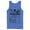 Royal Blue, variant on Men's Justice League Vintage Hero Panels Tank Top Royal Blue Large